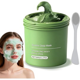Máscara de burbujas，Mascarilla De Barro Limpiadora Profunda Con Burbujas，Mascarilla De Para Cara Con Cuchara，Deep Cleansing Mask, Espuma Suave Para Una Limpieza Profunda, Purifica Los Poros Y Controla La Grasa(90g)