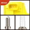 A-Premium Yellow Set of 8 Ignition Coil Pack and Iridium