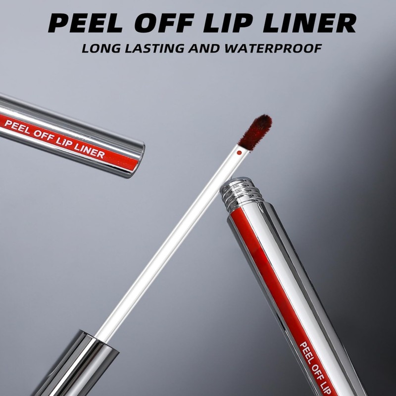 Generic 3PCS Peel Off Lip Liner Stain Set, Long Lasting