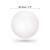 uxcell 75Pcs 1.5" White Polystyrene Foam Balls Smooth Round Solid