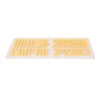 PBT Pudding Keycaps 129 Keys Translucent OEM Height Doubleshot Injection