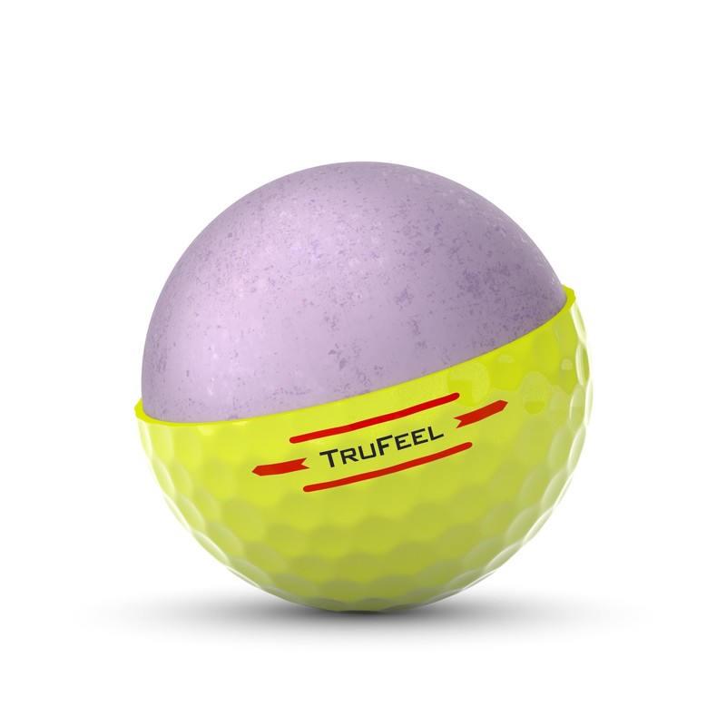 Titleist TruFeel Golf Balls, Yellow (One Dozen)