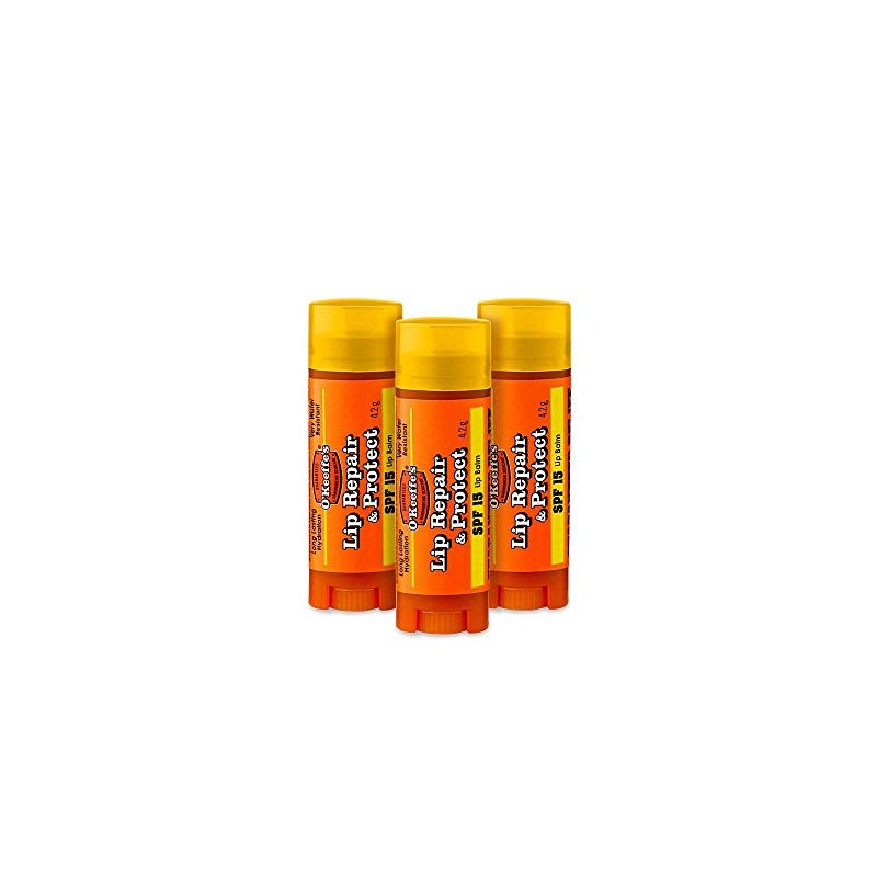 O'Keeffe's Lip Repair and Protect SPF15 4.2g (Pack of 3)