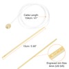 HARFINGTON Bamboo Tunisian Circular Crochet Hook 4mm (US G/6) Afghan