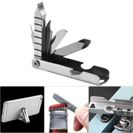 Unbranded Premium Real Stainless Steel Mini Outdoor Portable EDC Multi-purpose Repair Tool