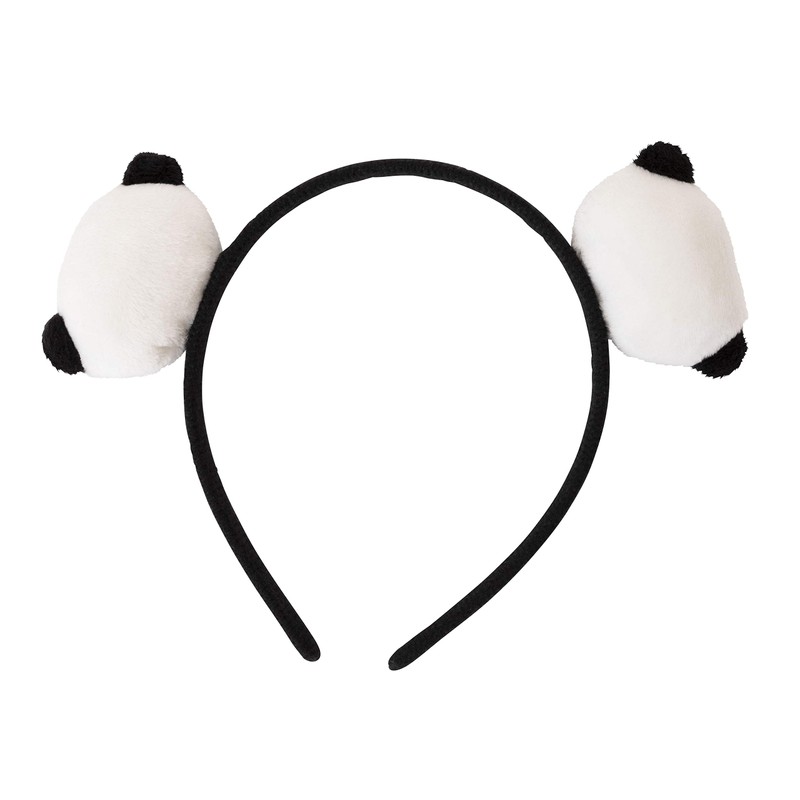 Party City Variety Goods 2 Panda Face Headband Unisex White
