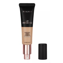 RealHer RARE Realher Power Wear Probiotic Foundation I Am Unbreakable (Sand) 1.2 Ounces