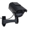 Tech Traders Waterproof Black SOLAR Dummy/Fake CCTV Security Camera/Outdoor Camera
