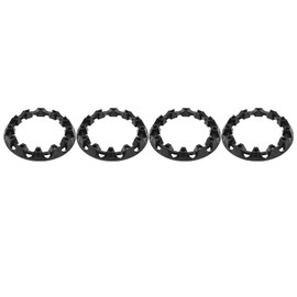 Aramox Juego de 4 Cubiertas Embellecedoras para Cubos de Ruedas, Tapacubos Universales, Tapas Protectoras para Llantas, Adecuadas para Aplicaciones de ATV y Go-Kart (10 Pulgadas)