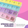 Weekly Pill Organizer - 4-Times-a-Day Pill Planner Pill Box Separates
