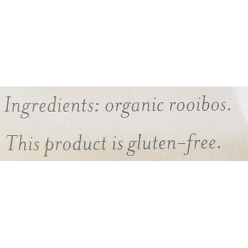 Numi Organic Tea Rooibos, 18 Count Box of Tea Bags,