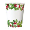 8 Holly Garland Christmas Paper Party Cups | Disposable Paper