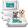 TKOOFN 80 count Dog Grooming Wipes Deodorize Hypoallergenic Pet Cat