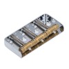 Short Electric Guitar Bridge 3 Saddle Professional Guitar Bridge Replacement
