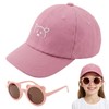 Cappello Baseball Berretto Orso Cappello Bambina + Occhiali da Sole