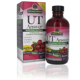 Nature's Answer Urinary Tract Health | Fast Acting | Cranberry Flavor Dietary Supplement | Alcohol-Free, Gluten-Free, Not Tested on Animals & Vegan 4oz (Pack of 2)