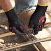 KAYGO Impact Reducing Work Gloves for Men, KG30NB TPR Mechanic