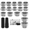 TETEWEVER Pack of 16 Tap Adapters Metal Tap Thread Adapter