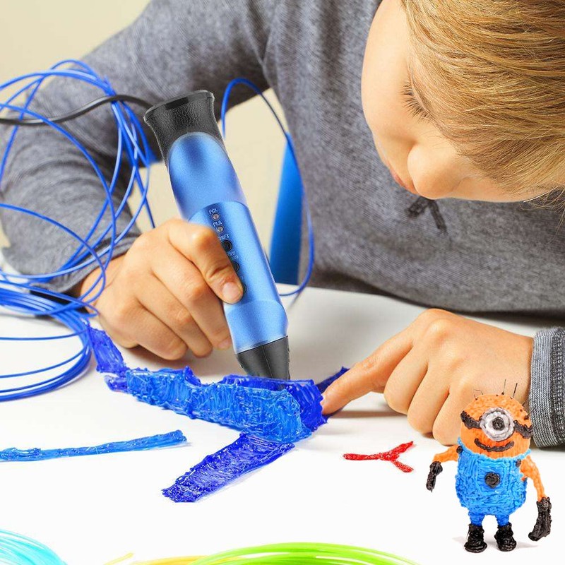 Helweet 3D Pen Filament Refills PLA, 10 Colors (Random), 1.75