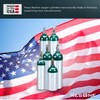ResOne Portable Aluminum Medical Oxygen Cylinder, D Size, with CGA-870