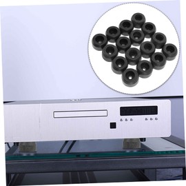 SHOWERORO 16pcs Rubber Feet Bumpers for Amplifier Speaker and Furniture Non-Slip Pads to Reduce Vibration and Prevent Movement for Home Audio Systems and Furniture Stability