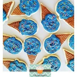 Ice Cream Truck Cookie Cutter 7 Piece Set from The Cookie Cutter Shop - Ice Cream Truck, Ice Cream Cone, Milkshake, Sundae Cookie Cutters – Tin Plated Steel Cookie Cutters