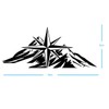 Compass Sticker Compass Rose Sticker Wind Rose Sticker Navigation Sticker