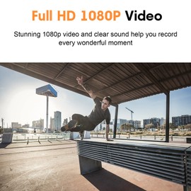 Bluetooth Camera Glasses, Portable HD 1080P Glasses Camera with Headset, Music Sunglasses with Polarised Lens and OTG Function, Hands-Free Calling, for Driving, Riding, Travel