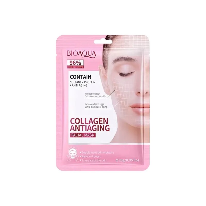 Pack De 100 Mascarillas Faciales Bioaqua De Tela Tipo De