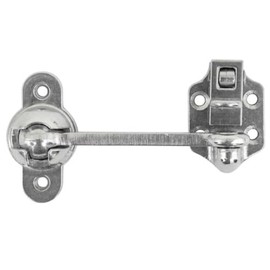 Buyers Products Company DH305 Heavy-Duty Aluminum Door Hold Back - 4 Inch Hook and 2-Position Keepe