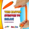 JA-RU Squeesh Yum Stretchy Carrot Toys (1 Carrot Toy) by