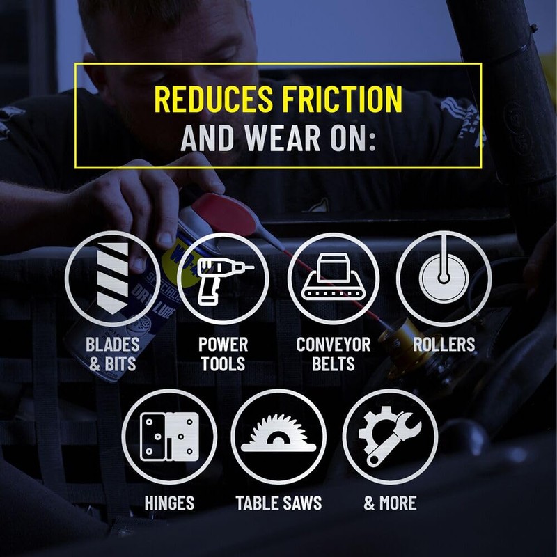 WD-40 Specialist Dry Lube with Smart Straw, Lubricant for Corrosion