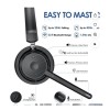 Mopchnic Bluetooth Headset, Wireless W/ USB Dongle AI Noise Canceling