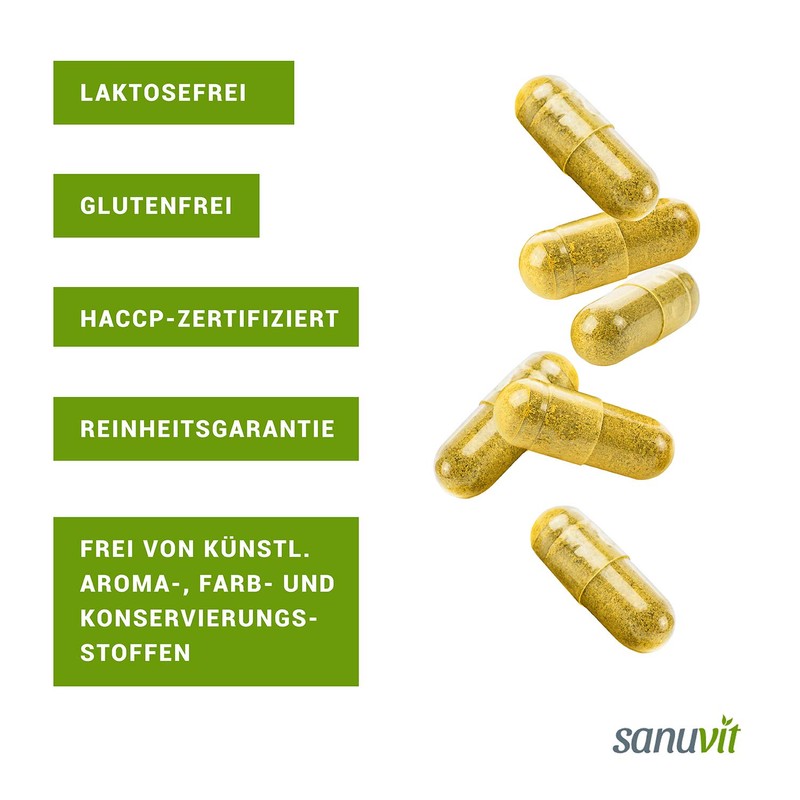 Sanuvit B Complex Vit / 60 Capsules with All 8