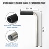 Push Wheelchair Handle Extender (300lbs Weight Capacity), Universal Wheelchair Accessories