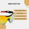 J LMS Padel Goggles with Transparent Protective Lenses Sports Safety