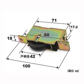 Mitsutani Sash Doorway Nylon Resin For Stores and Entrances (Sankyo Sash Entrance Etc) Doorway-S-103-2