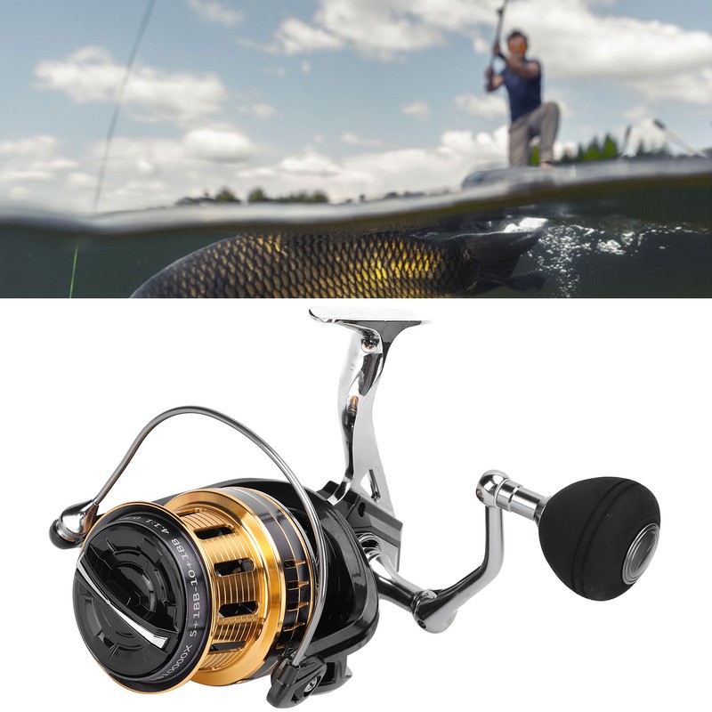 Far Throw Fishing Reel Metal 5+1BB Bevel Cup 4.1:1 High