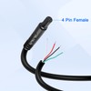 MEIRIYFA 4 Pin Dash Cam Cable Rear Camera Pigtail Cable,4