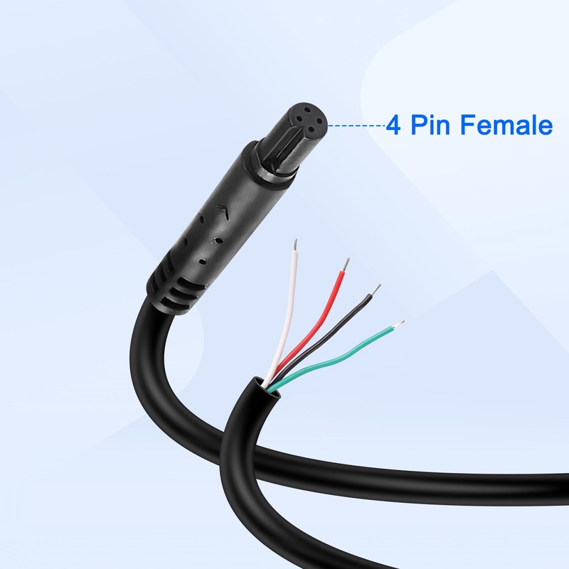 MEIRIYFA 4 Pin Dash Cam Cable Rear Camera Pigtail Cable,4