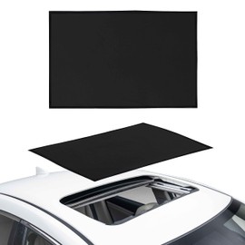 EcoNour Car Sunroof Sunshade Cover 2023 Updated | Car Window Screens for Camping with Sun Glare, UV Rays | Moonroof Cover with Breathable Mesh Sun Shade | Enhanced Magnetic Stripes (38x24 Inches)