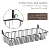 Sheechung Farmhouse Decor Metal Wire Storage Organizer Bin Basket(2 Pack)