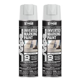 20-650 Seymour Stripe 9-Series Inverted Ground Marking Paint, Ultra Clear net 17oz. (Pack of 2)