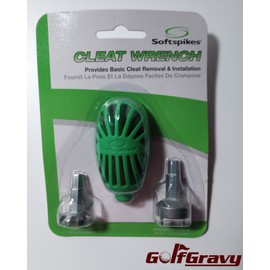 Softspikes Golf Shoe Cleat Bits Spike Wrench & 2-Prong Removal Installation Kit