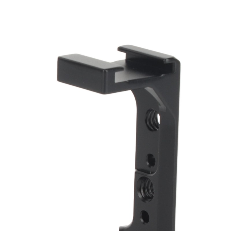 Camera Cage Aluminum Cold Shoe Mounting Plate with 1/4 and