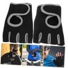 Generic 2Pcs Fitness Gloves for Men Breathable Half Finger Workout