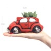 Ascrafter Cement - Macetas con Ventosa para Coche, Color Rojo
