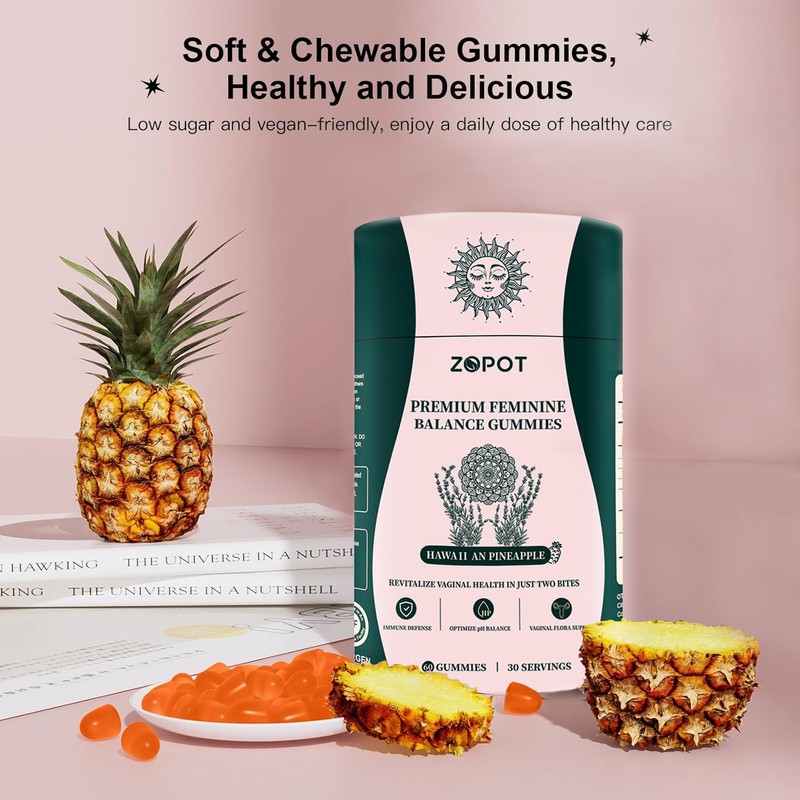 ZOPOT ZOPOT Feminine Balance Gummies - Women's Health Probiotics for