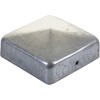 Galvanised Steel Metal Pyramid Square Deck Post Cap Finial for
