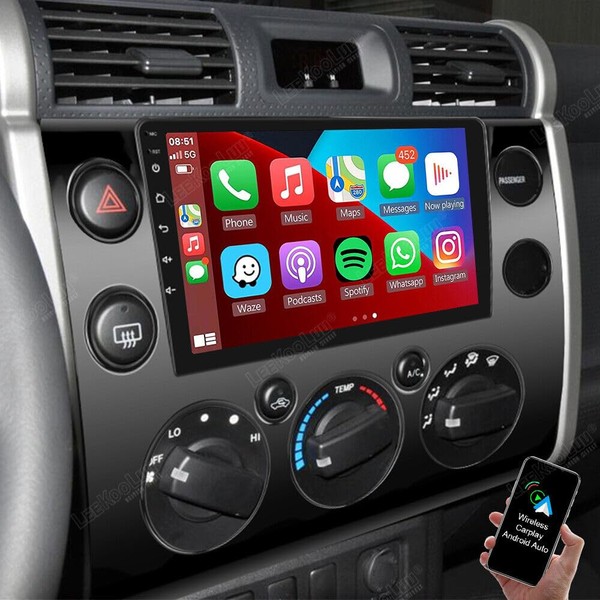 Android 13 Car Stereo for Toyota FJ Cruiser 2007-2013, 9
